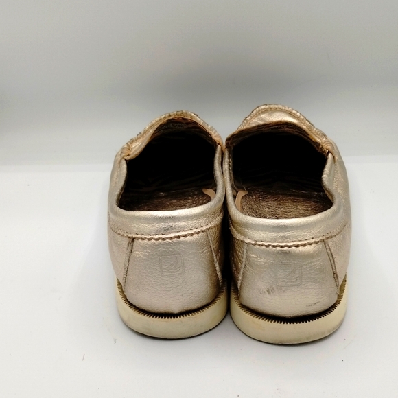 Sperry Top Sider platinum color penny loafers, size 10 M - Picture 6 of 9